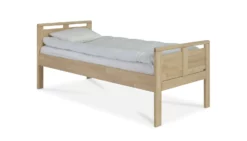 Seniori Sänky 90x200, Lakattu Koivu.