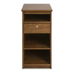 Seniori Yöpöytä Laatikolla Ja Vetotasolla, Pähkinä. 1 Seniori Yöpöytä Laatikolla Ja Vetotasolla, Pähkinä.