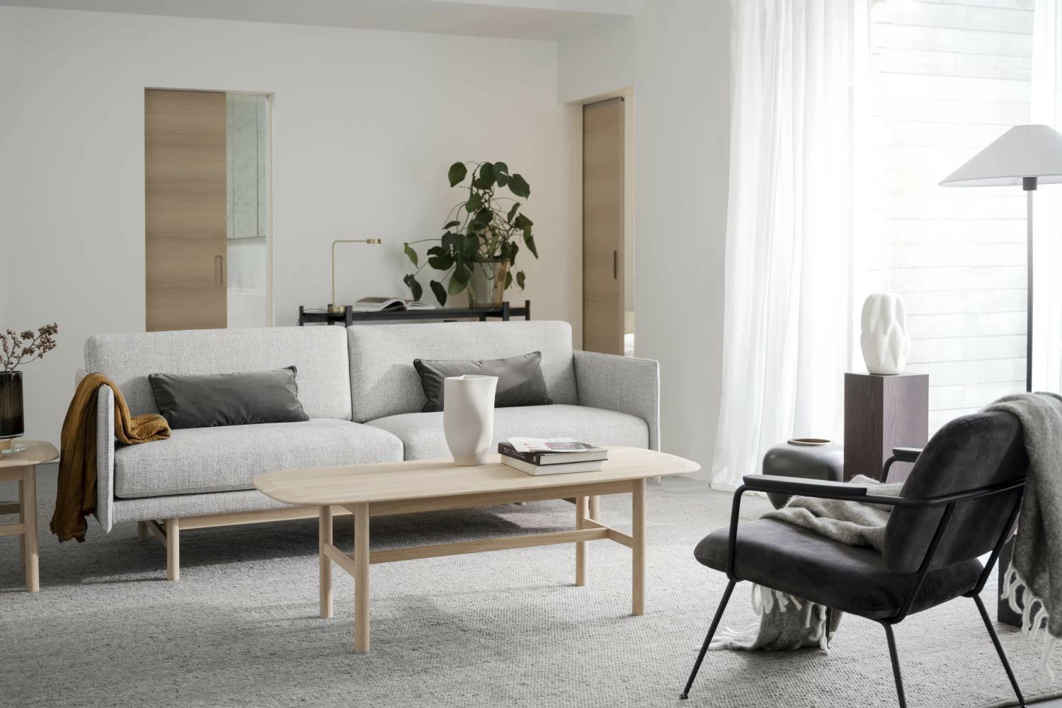 Rowico Hammond Sohva Harmaa Kangas 2 Rowico Hammond Sohva Harmaa Kangas - Image 2