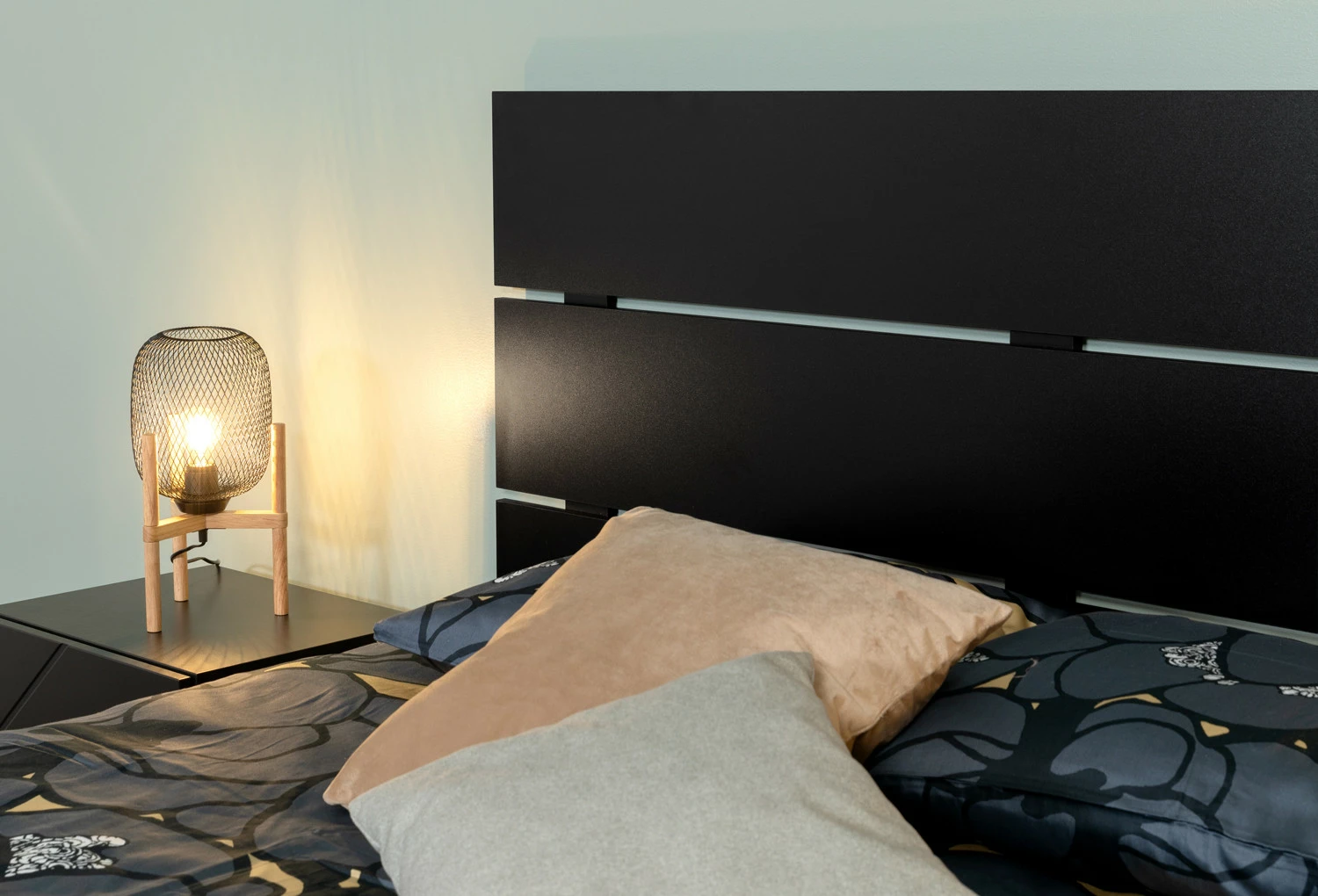 Black Sängynpääty 165 Cm. Musta 2 Black Sängynpääty 165 Cm. Musta - Image 2