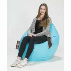 HOTKISS Mona Säkkituoli Kangas, Turkoosi