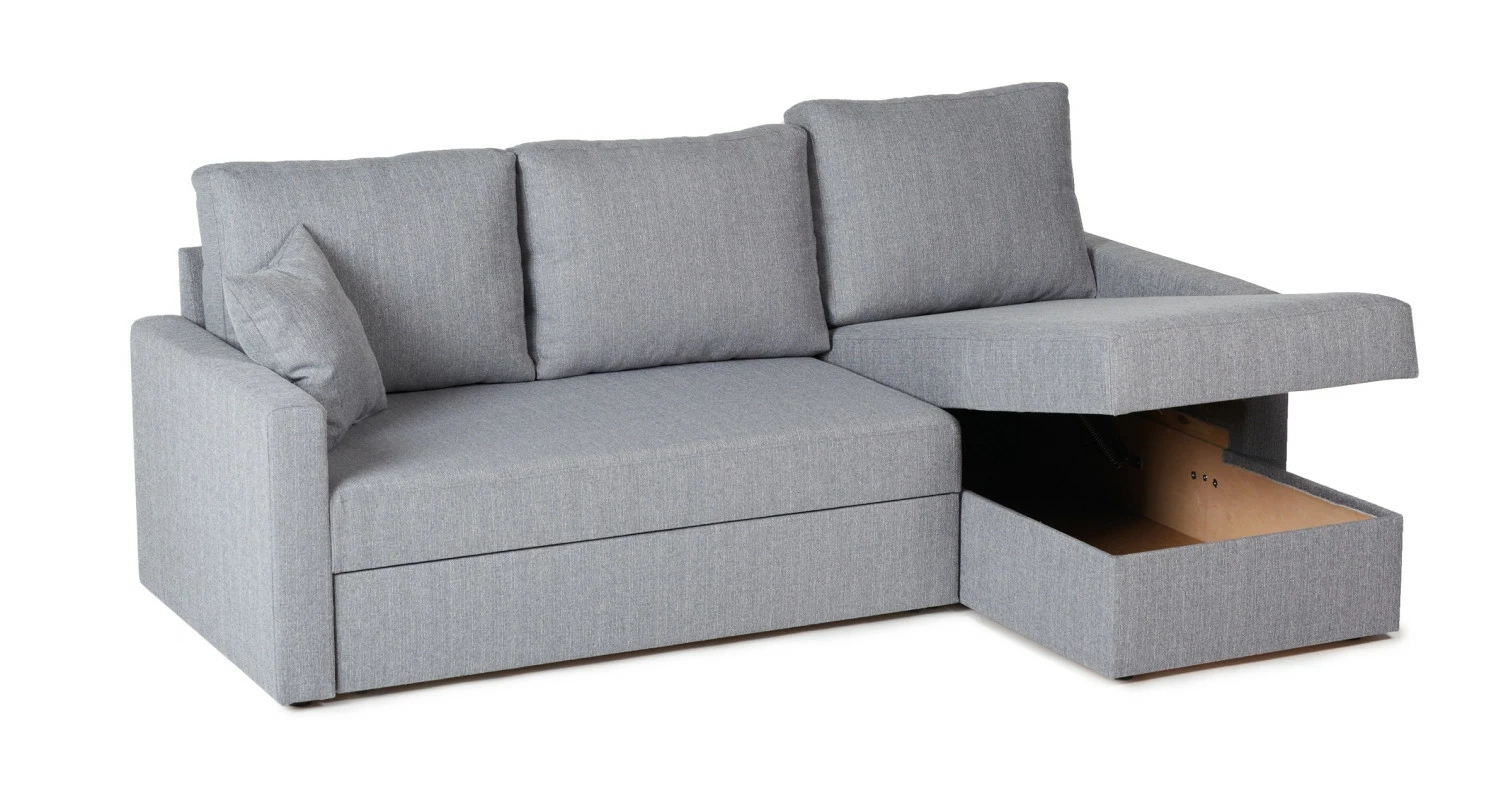 Amanda Vuodekulmadivaani, Vaaleanharmaa 2 Amanda Vuodekulmadivaani, Vaaleanharmaa - Image 2