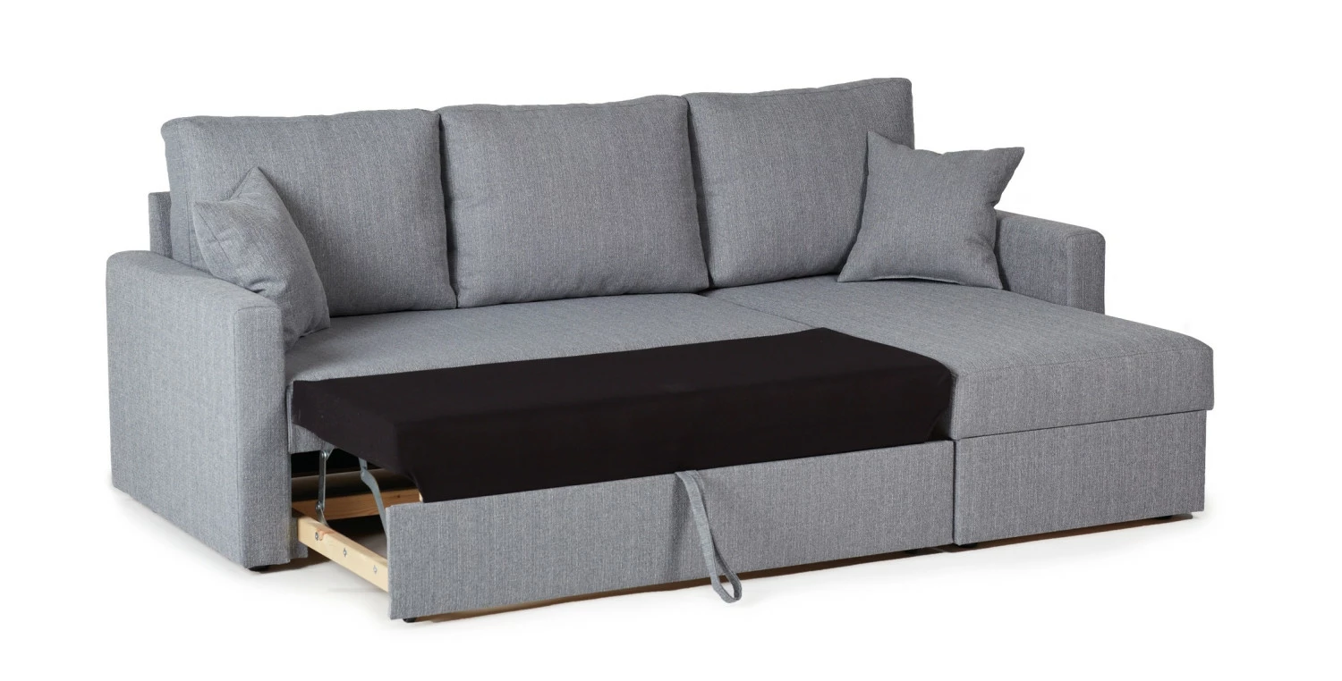 Amanda Vuodekulmadivaani, Vaaleanharmaa 3 Amanda Vuodekulmadivaani, Vaaleanharmaa - Image 3