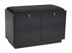 Rowico Confetti- Penkki Laatikoilla 70cm, Musta