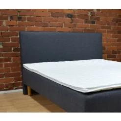 Uniikki Verhoiltu Sängynpääty 140 Cm, -Tummanharmaa Inari 96.