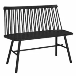 Hans K Zig Zag- Penkki, Musta.