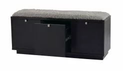 Rowico Confetti- Penkki Laatikoilla 106 Cm, Musta/harmaa Talja -Makuuhuone Myyntikauppa 2000120032 30 Rowico Confetti penkki 30 2