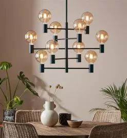 Markslöjd Paris Riippuvalaisin 10-osainen, Musta